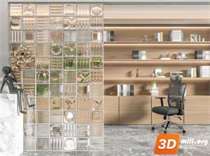 Folding screen Skp Files 